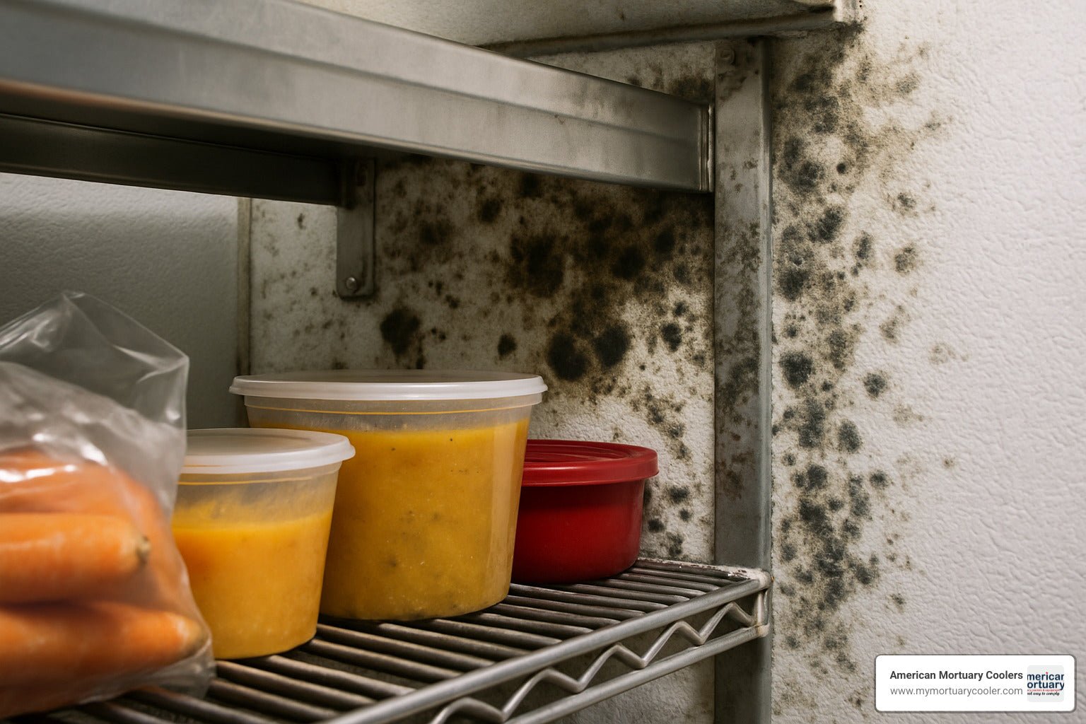 How to Get Rid of Mold in a Walk-In Fridge Forever - American Mortuary Coolers & Equipments How to Get Rid of Mold in a Walk-In Fridge Forever - American Mortuary Coolers & Equipments